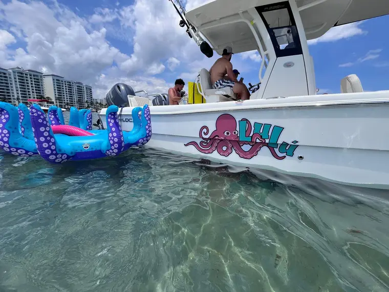 The Lulu charter boat on the water in South Florida